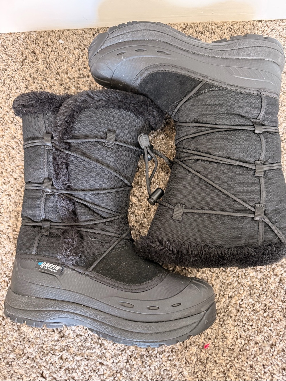 BAFFIN POLAR PROVEN ELLA WOMENS SNOW BOOTS  SIZE 7 WITH LINERS Ski Winter